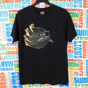 Harley Davidson Bad To The Bone Pocket Tee Size M Warr's London 2009